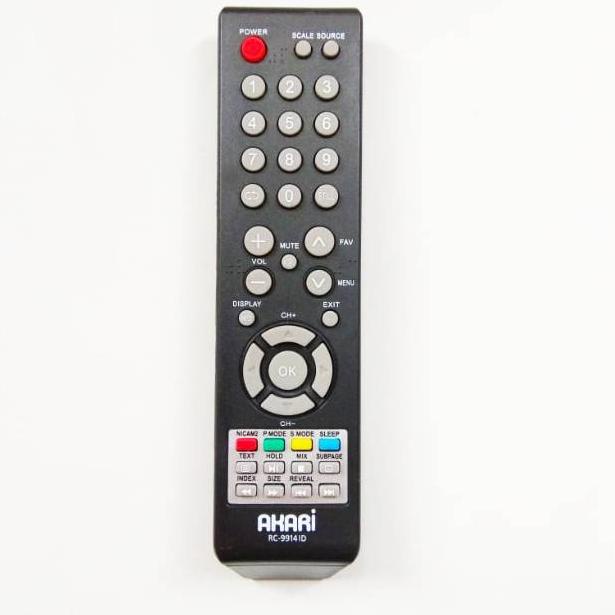 Year Sale REMOT / REMOTE TV LCD / LED AKARI RC-9914ID GRADE ORIGINAL AKARI KIRANA / MAGNETO LE32V90 