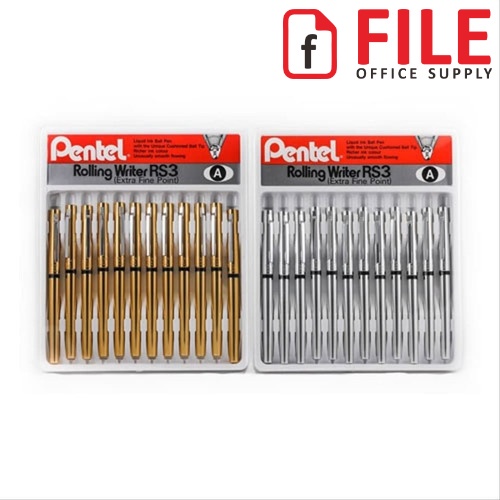 

Pulpen Pentel RS3 Rolling Writer ORIGINAL (Silver)