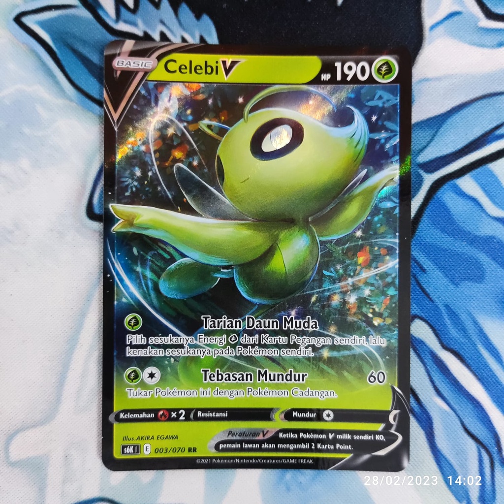 pokemon Indonesia celebi v 003/070 RR original