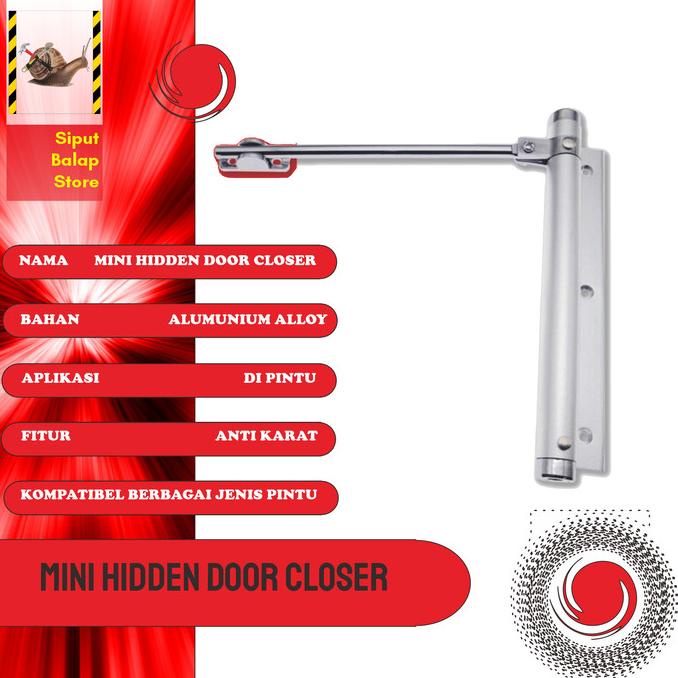 Door closer stick - Penahan pintu otomatis - hidden mini door closer