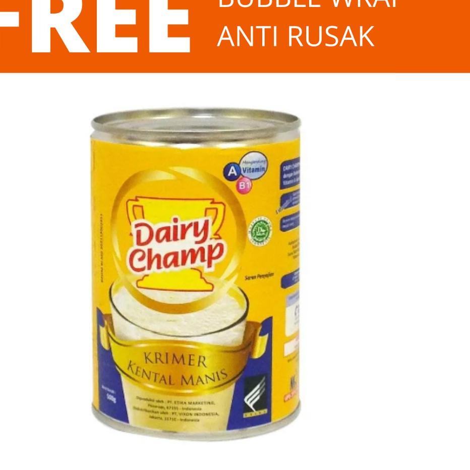 

Belanja Mantap dairy champ 480gr susu kental manis (SKM)