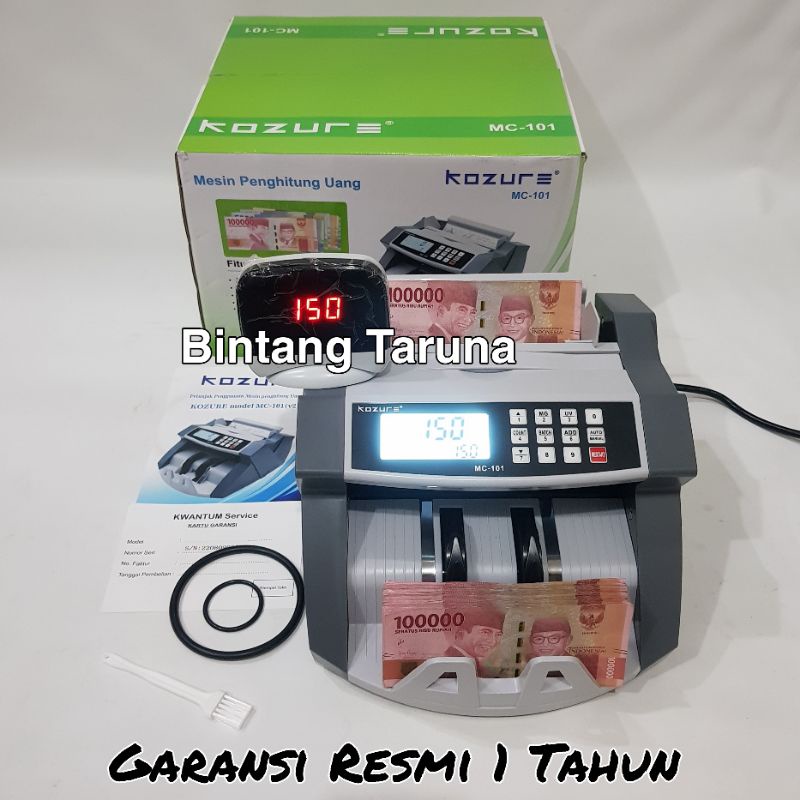 Mesin penghitung uang Kozure MC101 Bill Counter Kozure MC101