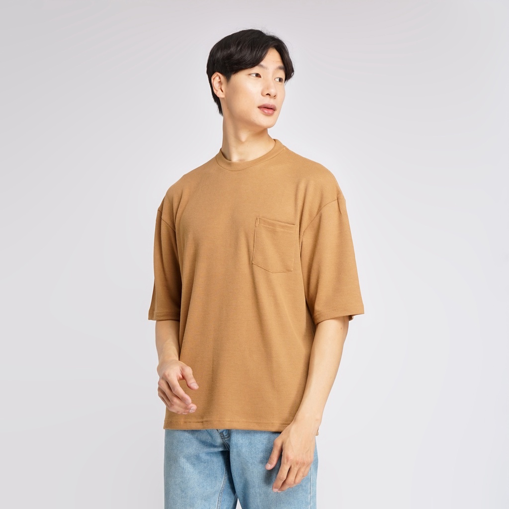 Kaos Oversize Waffle Pocked Original Brand Pollac