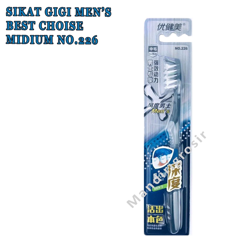 Sikat gigi* Mens*  Best Choise* Midium* 226