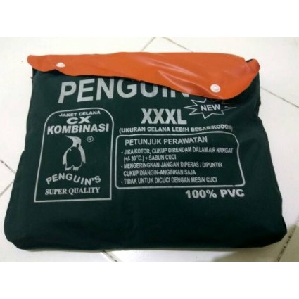 Jas Hujan Penguin Setelan Kombinasi XXXL