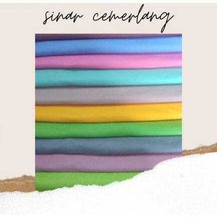 Kain Bahan Kaos Kiloan Pe double tipis (pe24) warna sedang