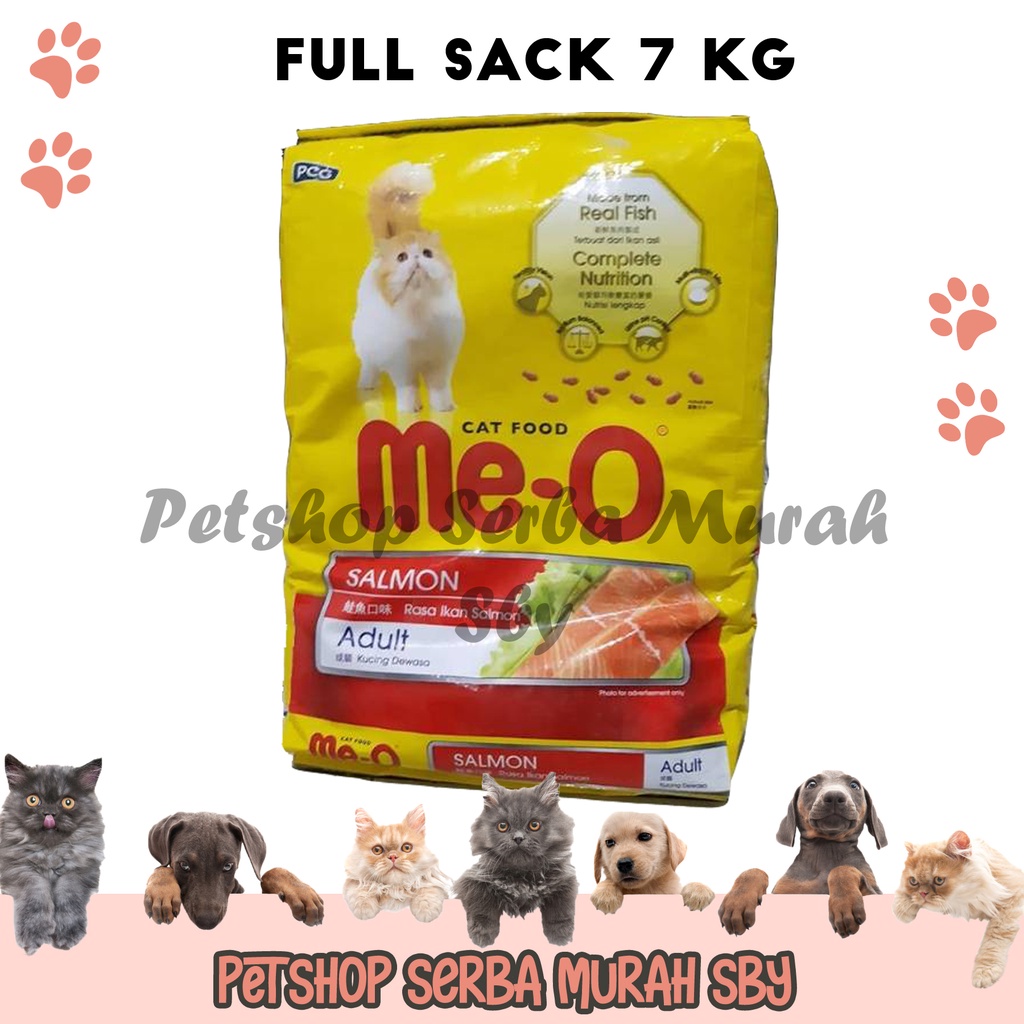 WAJIB TANYA STOCK!! MeO Me-O Salmon Adult Full Sack 7kg