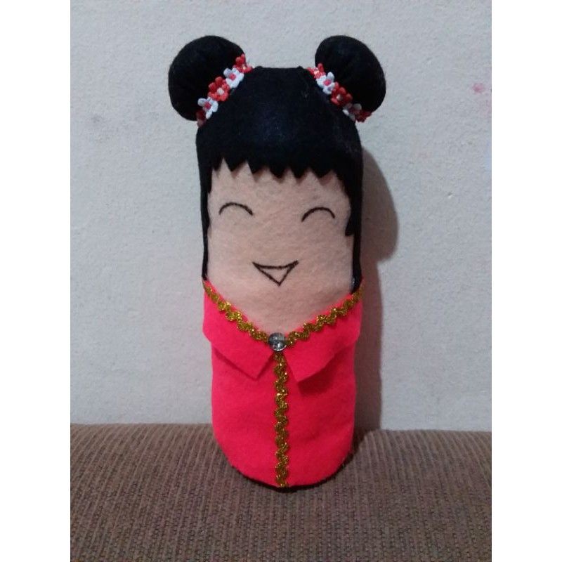 celengan botol/kerajinan kain flanel/celengan unik dan lucu