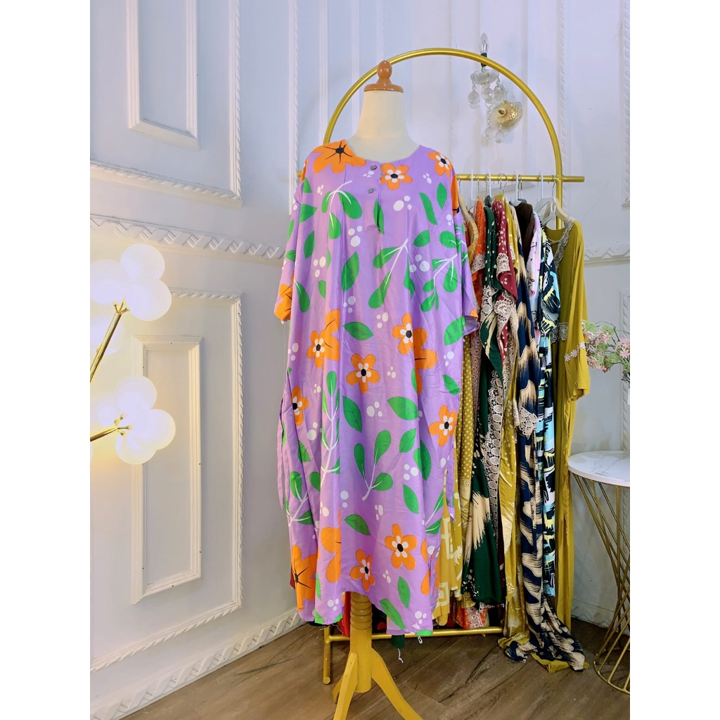 dress cantik busui jumbo ld 140/daster jumbo kekinian/dress kekinian/dress cantik/dress rayon/dress big size/daster big size/daster kimono jumbo/daster busui/daster ibu menyusui/daster rayon/daster bali/daster kekinian/daster jumbo ld 140 | BB 80-120KG