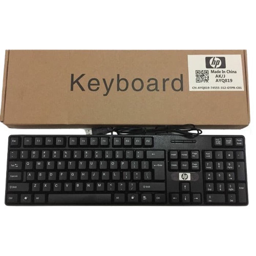 Keyboard HP USB Wired Keyboard HP Desktop PC