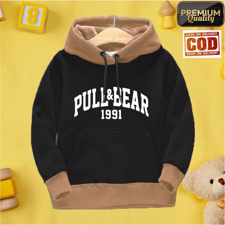 Jaket Distro Sweater Hoodie anak Laki-laki perempuan LOGO BORDIR FLEECE TEBAL