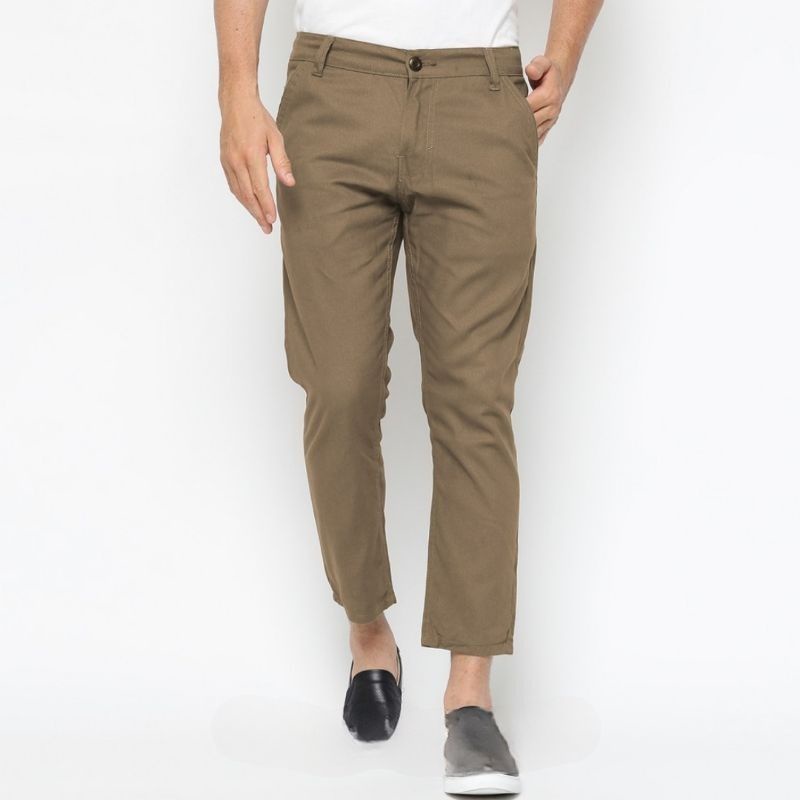 Celana Chino Ankle Pants Pria/Celana Chinos Ankle Pants 28-38/Celana Formal Pria