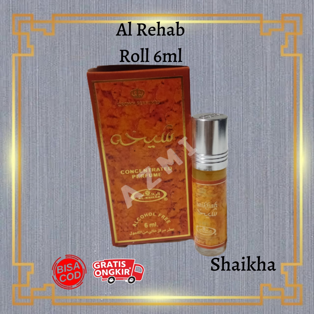 Parfum AL Rehab Shaikhah ROLL 6ML Original Asli Saudi Arabia