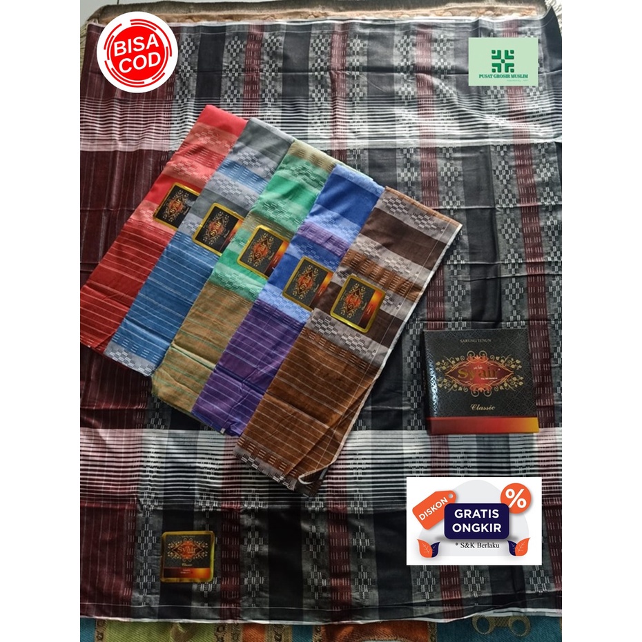 Grosir Sarung Syair Classic / Sarung Tenun Murah / Sarung Motif Premium Dijaminnn