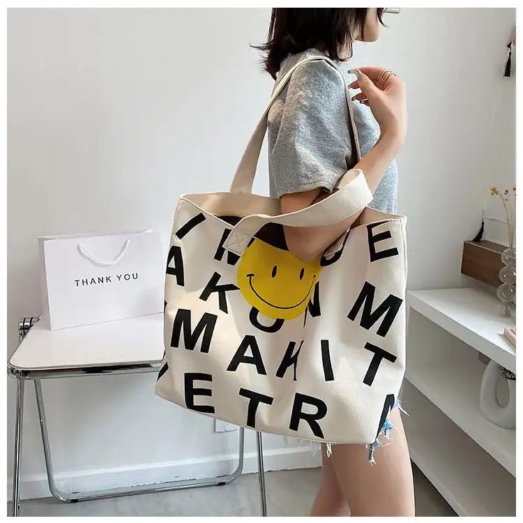 NEW TOTE BAG BESAR TOTE BAG KANVAS BESAR TAS TOTE BESAR TERBARU TAS TOTE WANITA TERBARU TAS TOTE