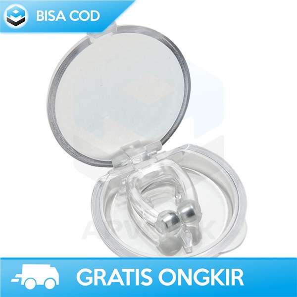 ALAT ANTI DENGKUR PENGHILANG NGOROK MAGNETIK KWD NOSECLIP STOP SNORING