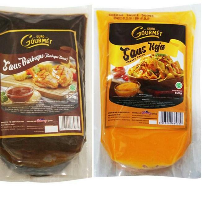 

Kepoin aja Euro Gourmet Saus Keju & Saus Barbeque bbq cheese 500gr