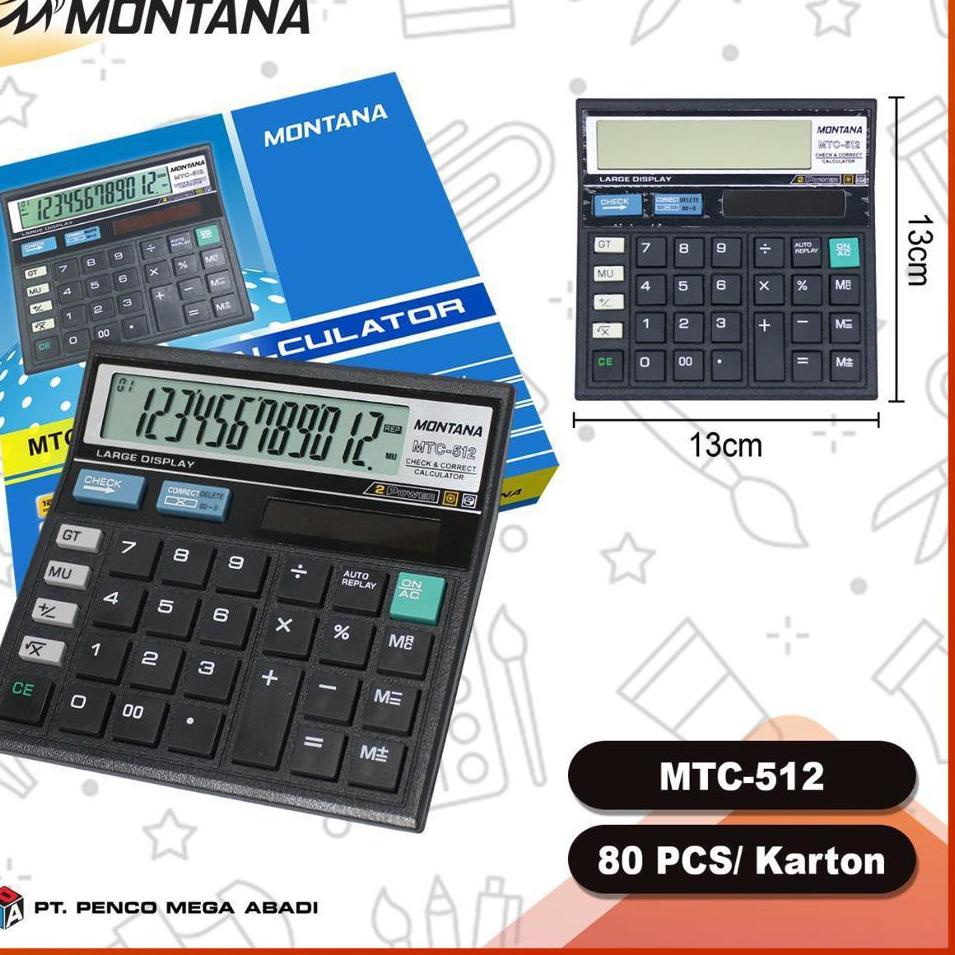 

[ART. 9649] Kalkulator calculator MTC512 12 digit harga distributor