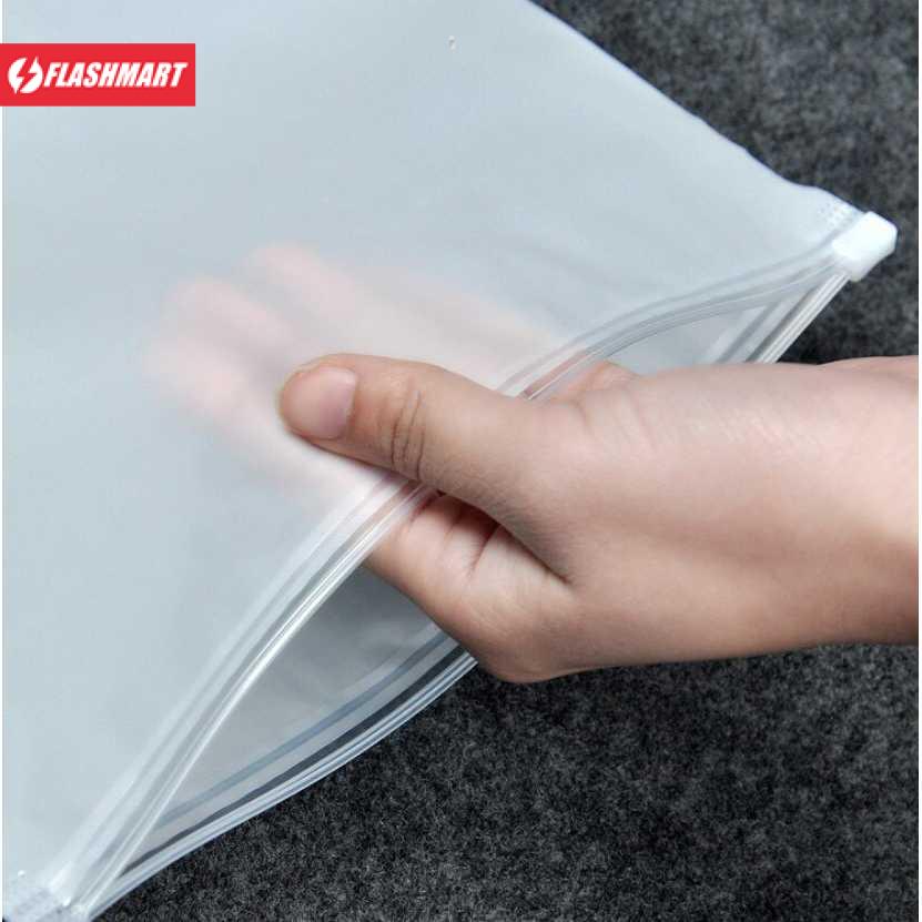 Flashmart Plastik Pouch Zipper Organizer Travel Waterproof - LIN3S