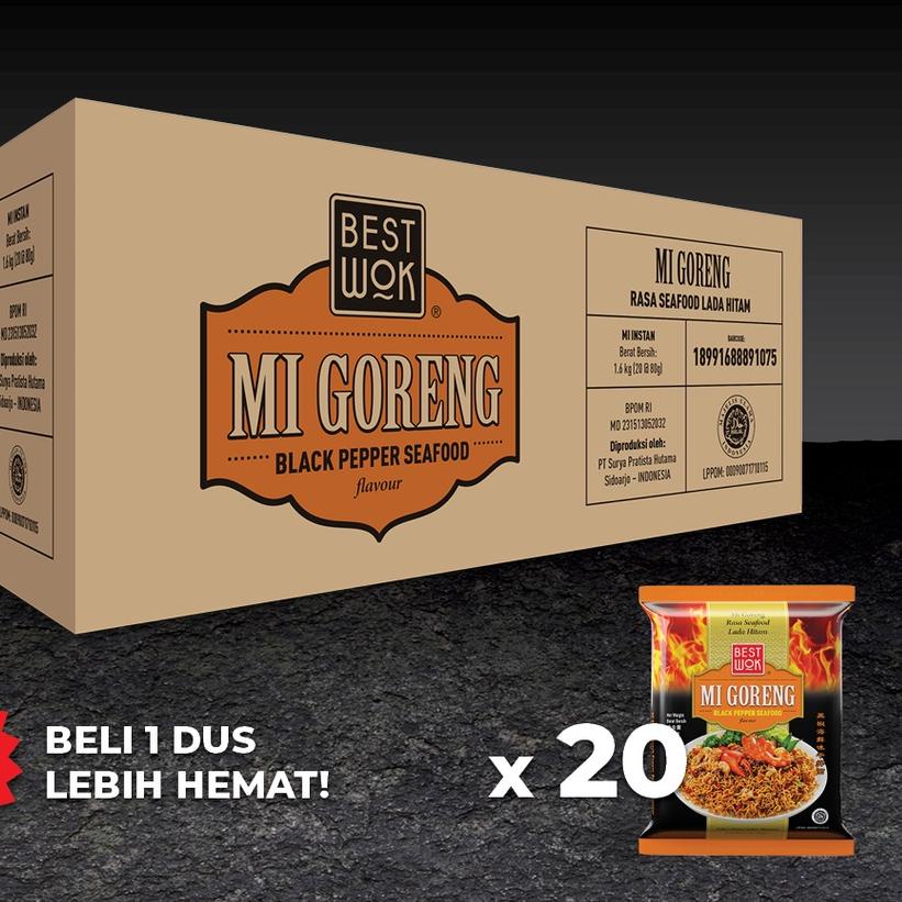 

✿ Best Wok Mi Goreng Blackpepper Seafood Dus 20 pcs (Export Multipack) ➣