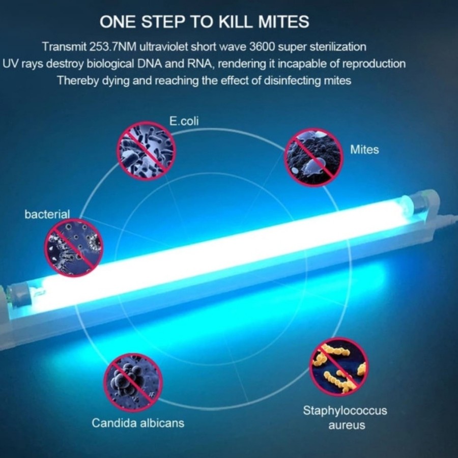 Refill lampu UVC T5 / T8 10w Ozone  Gold Star