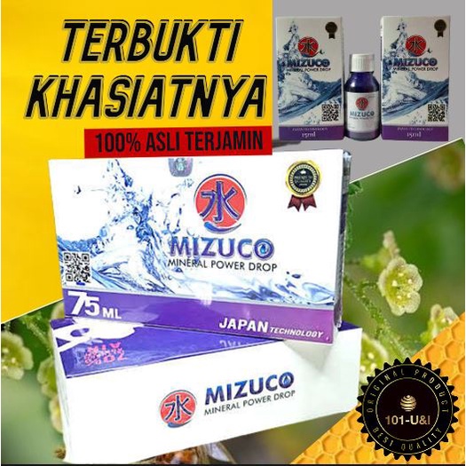 

MIZUCO 100% ORIGINAL MINERAL POWER DROP OBAT HERBAL 1 BOX ISI 5 BOTOL PER BOTOL 15 ML