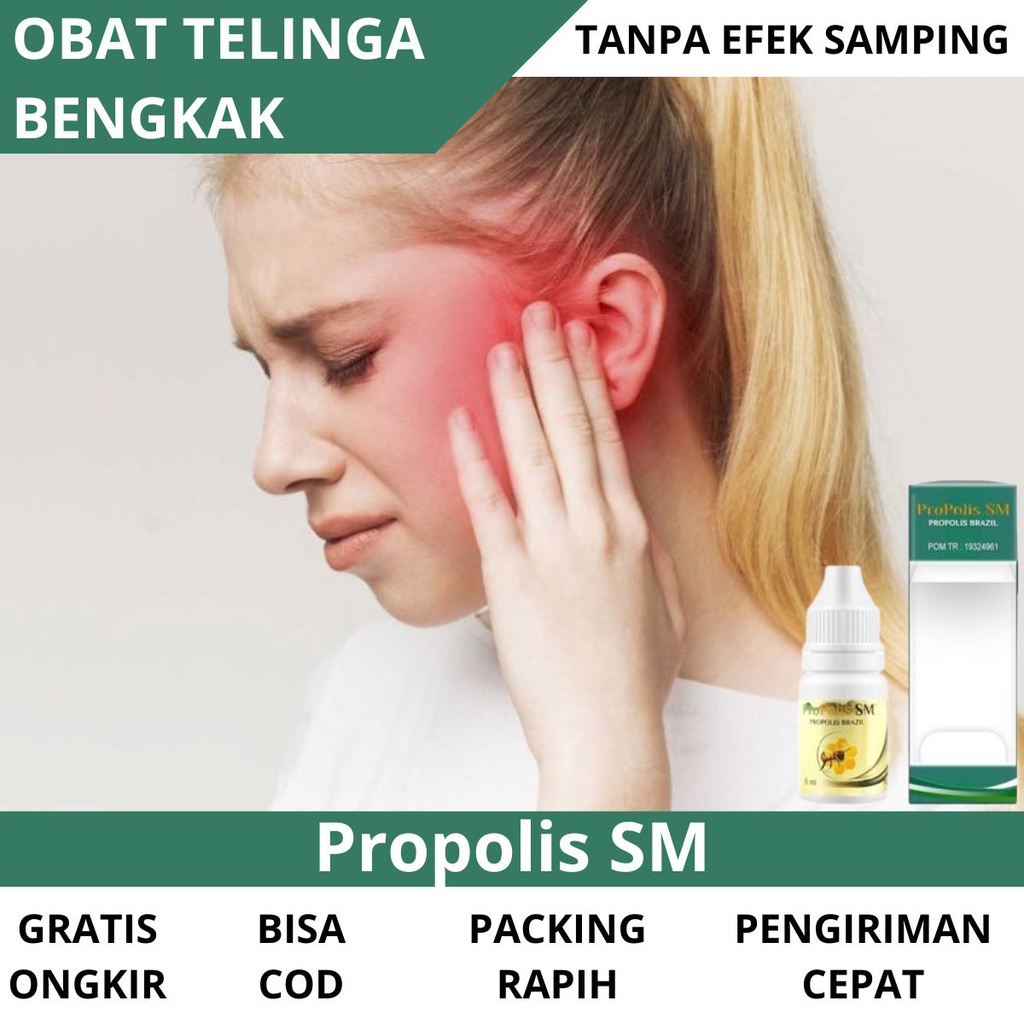 Obat Telinga Bengkak - Obat Tetes Telinga Bengkak, Berair, Bernanah, Sakit Dan Gatal, Penghilang Tel