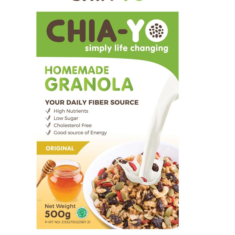 

➾ Chiayo Homemade Granola Original 500gr ♘