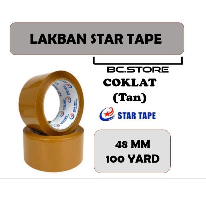 

[ART. 5223] LAKBAN ( 6 PCS ) BENING (PUTIH) 100 YARD X 48 MM STAR TAPE KUALITAS TERBAIK MURAH bogor murah opp kualitasterbaik