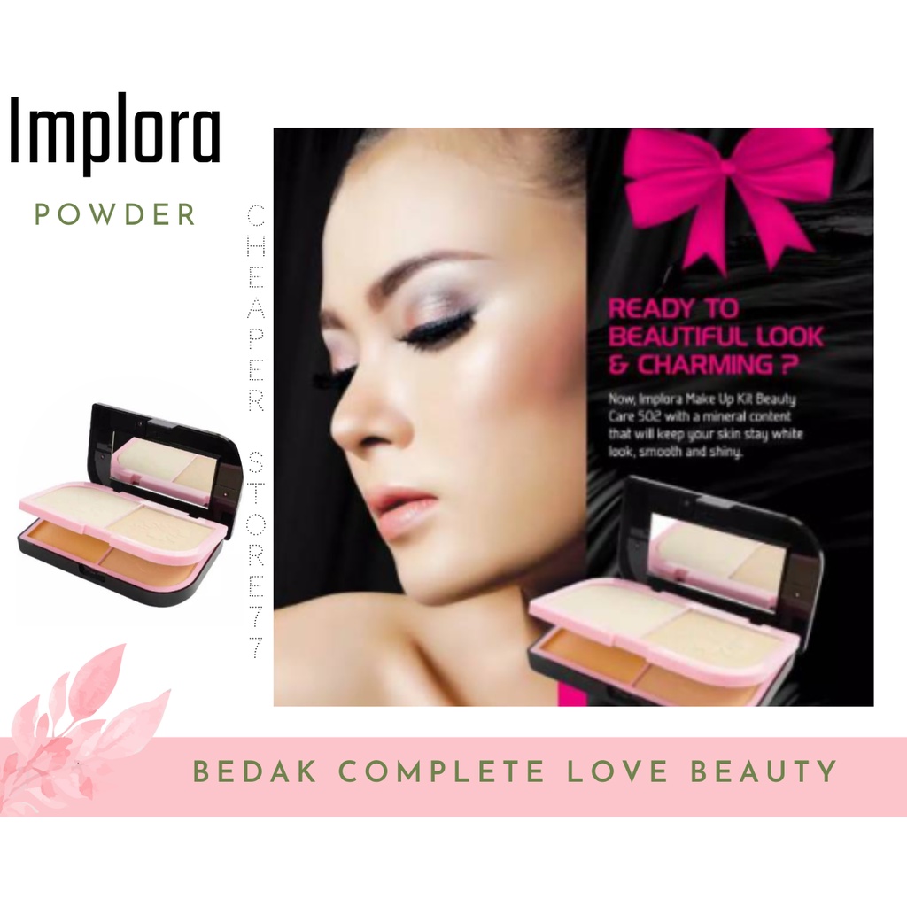 IMPLORA  - SUELUTTU POWDER 3IN1 - COMPLETE BEAUTY CARE - IMPLORA FASHION MAKEUP KIT