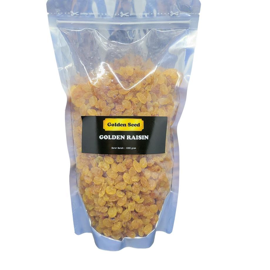 

❋ GOLDEN RAISIN 1 KG UNSWEETENED PREMIUM - KISMIS KUNING 1000 GRAM ✵