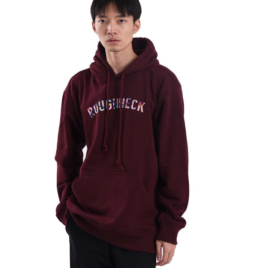 ✸  Roughneck H030 Maroon Sig Happy Hoodie ◘
