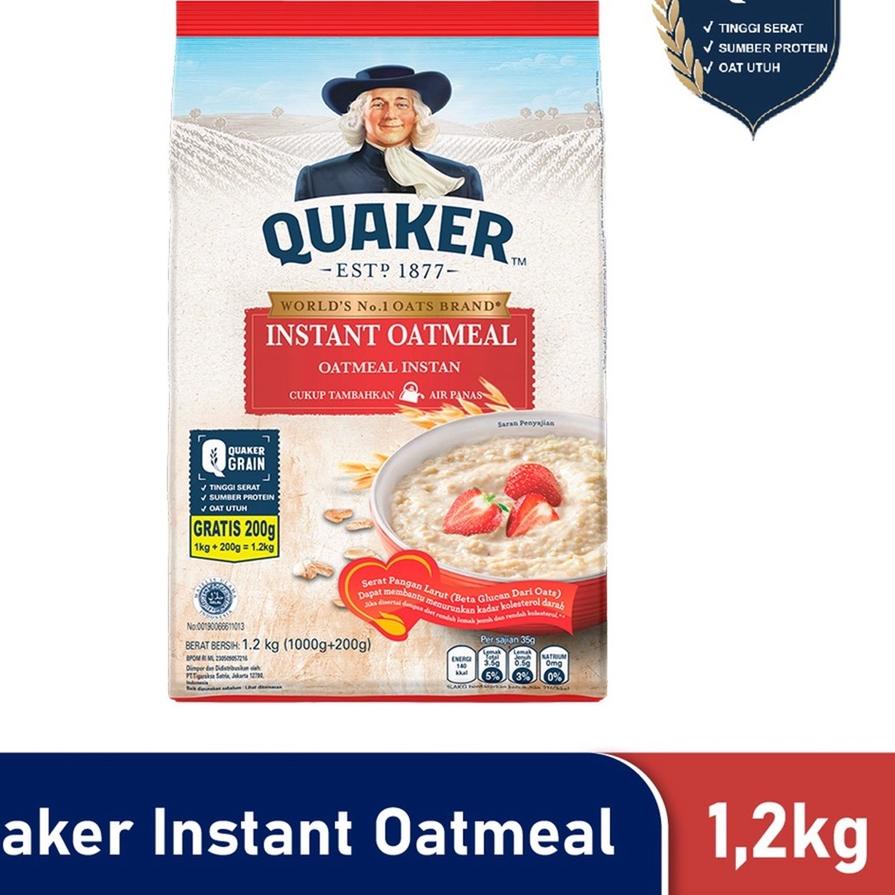 

✫ Quaker Instant Oatmeal 1200 gr ۞