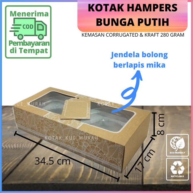 

Dus Imlek / Box Sincia / Kotak / Carry Box Kue Toples CNY Bahan Kraft