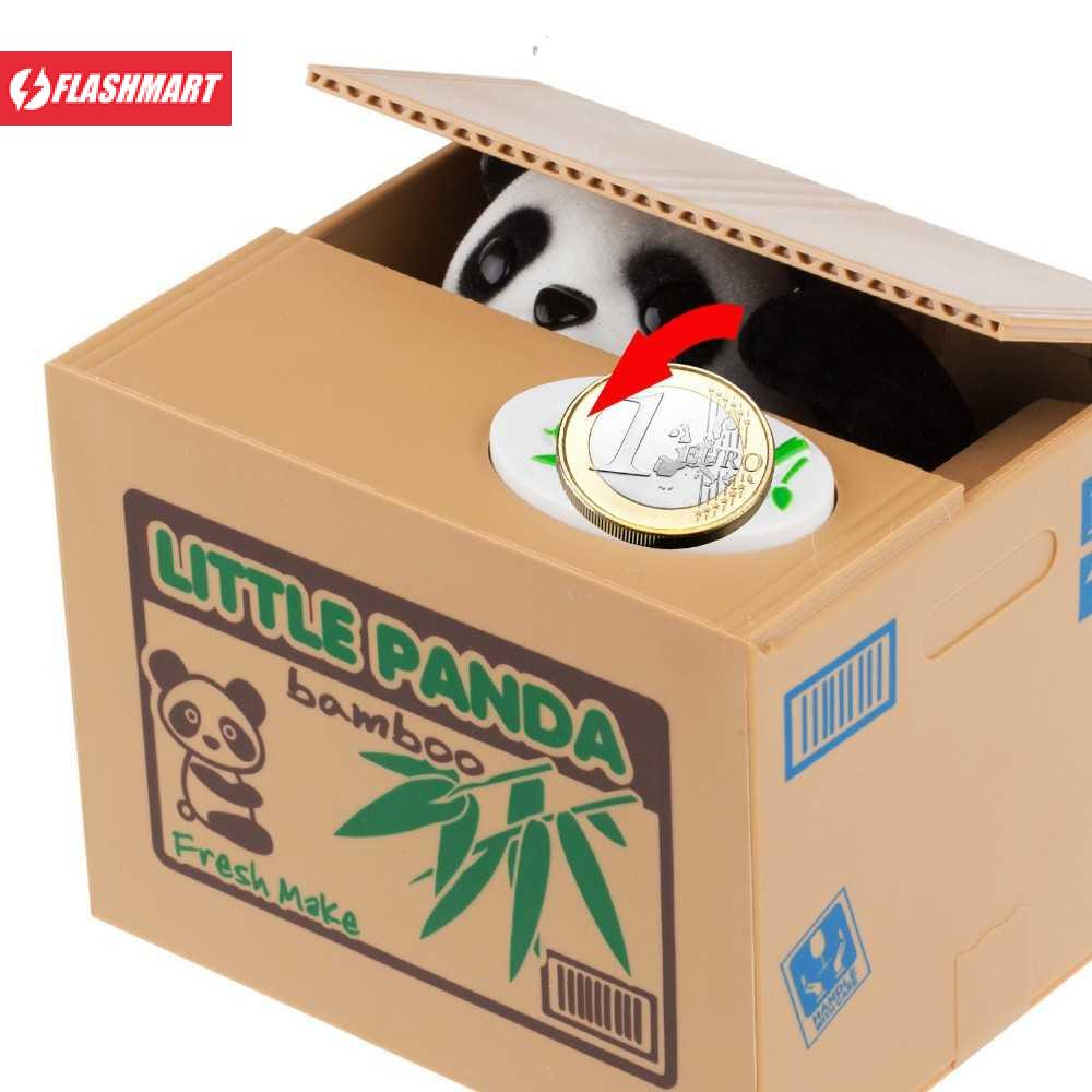 Flashmart Celengan Panda Steal Money Little Panda Piggy Bank - MM8807-1