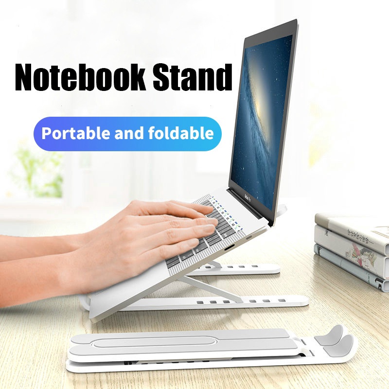 Stand Laptop V1 Aluminium Original Kantor Office Dudukan Komputer