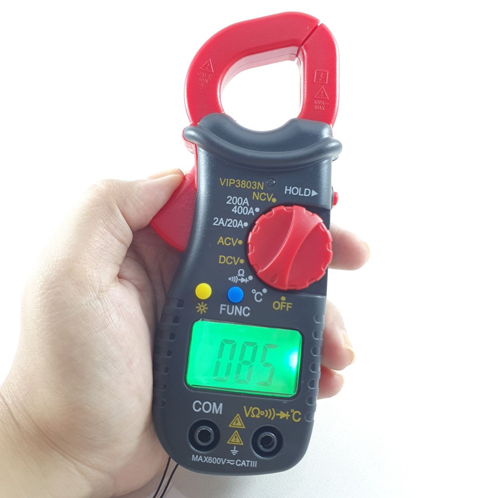 Tang Ampere Digital VIP 3803N Clamp Meter VIP 3803-N NCV