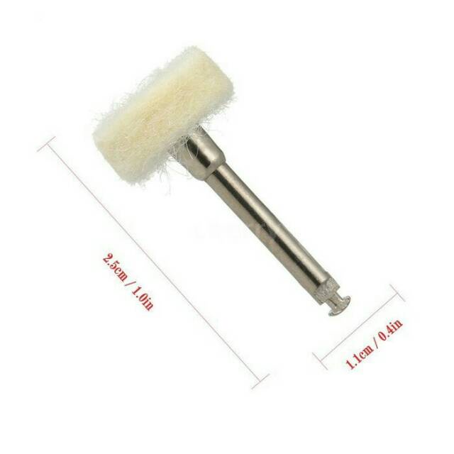 Dental bur bulu domba contra angle polishing wheel