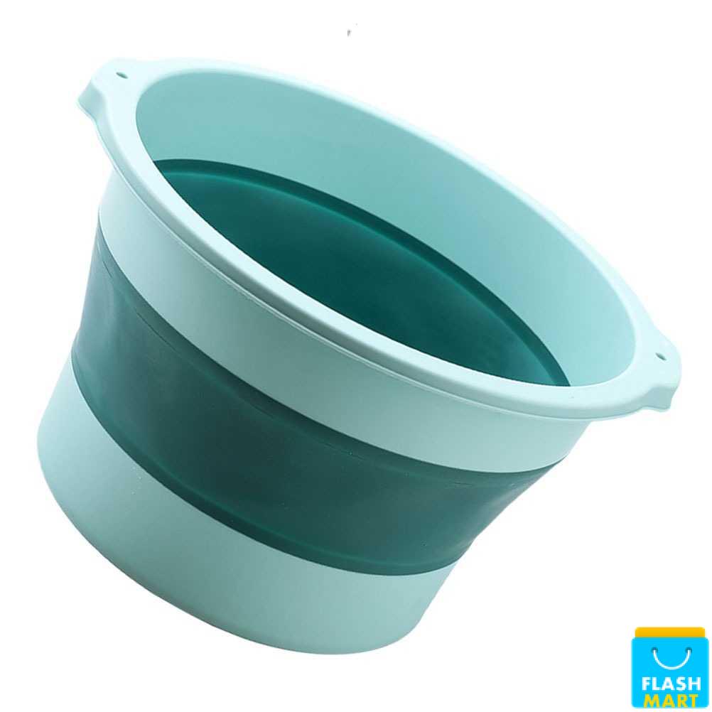 Flashmart Baskom Ember Lipat Portabel Foldable Multifunction Water Bucket - F664