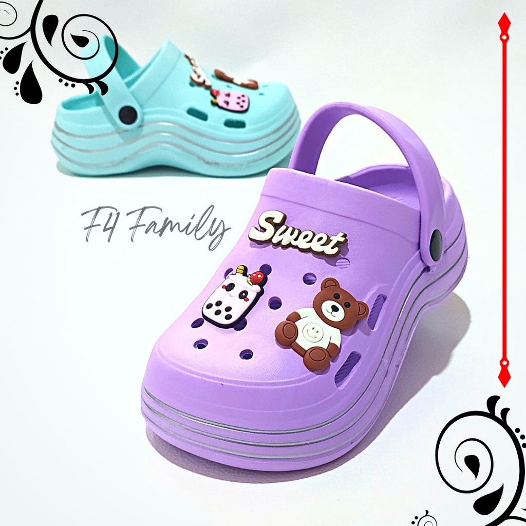 Sandal Anak Viral Baim Tali Belakang Perempuan Usia 6 10 Tahun