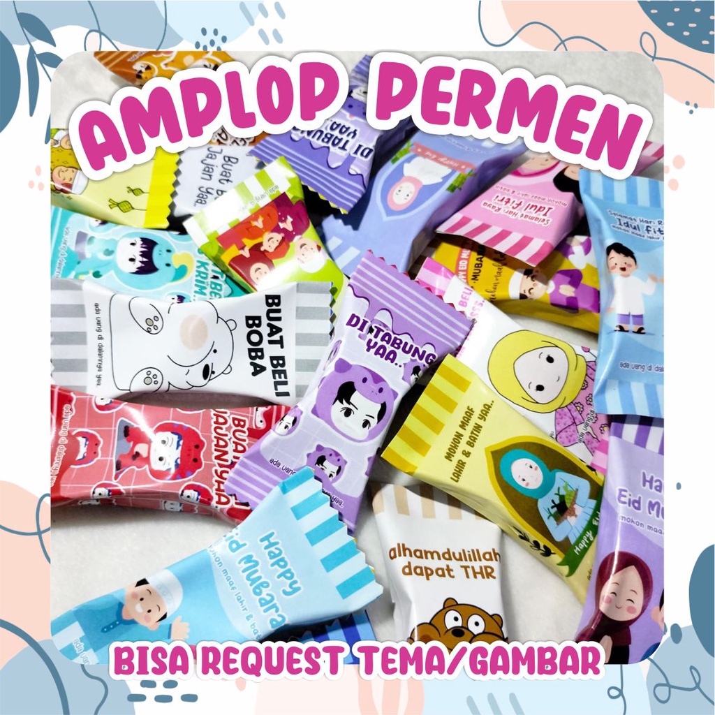 

AMPLOP PERMEN | isi 15 biji | AMPLOP LEBARAN | AMPLOP CUSTOM