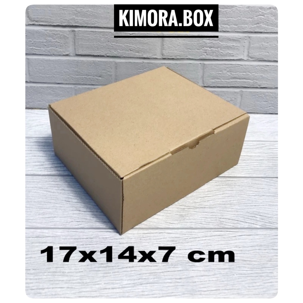

Kardus karton uk. 17x14x7 cm...die cut box kotak Souvenir -dll