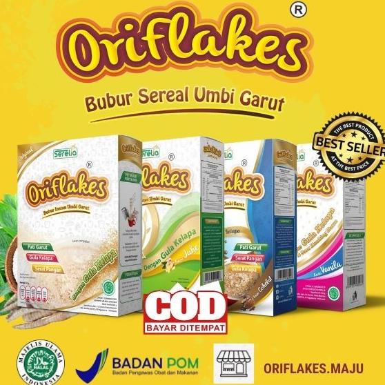 

➦ ORIFLAKES SOLUSI MAAG DAN ASAM LAMBUNG SEREAL UMBI GARUT 350 Gram ♔