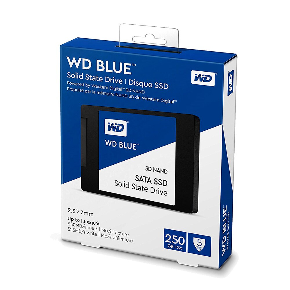 【READY STOCK】WD Blue SSD 3D Nand 250GB Sata 3 - WD Blue 3D 250 GB 2.5&quot;