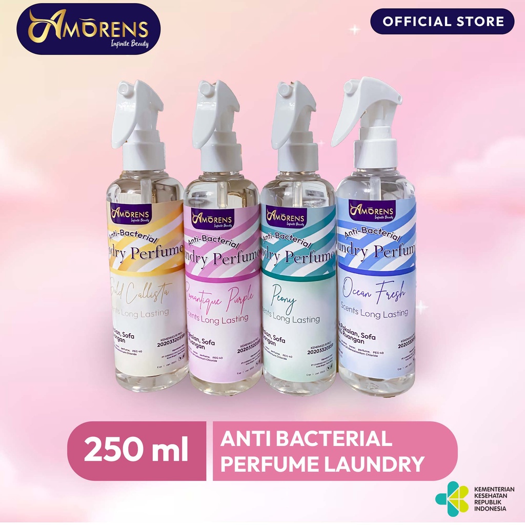 Parfum Laundry Anti Bacterial / Perfume Laundry / Fabric Bed Linen &amp; Room Spray GRADE A+ PREMIUM  [250ml]