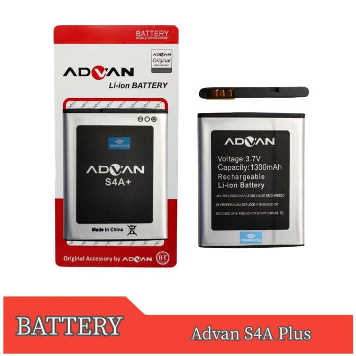 Battery Batre Advan S4 Plus Baterai Advan S4Plus S4Plus Ori