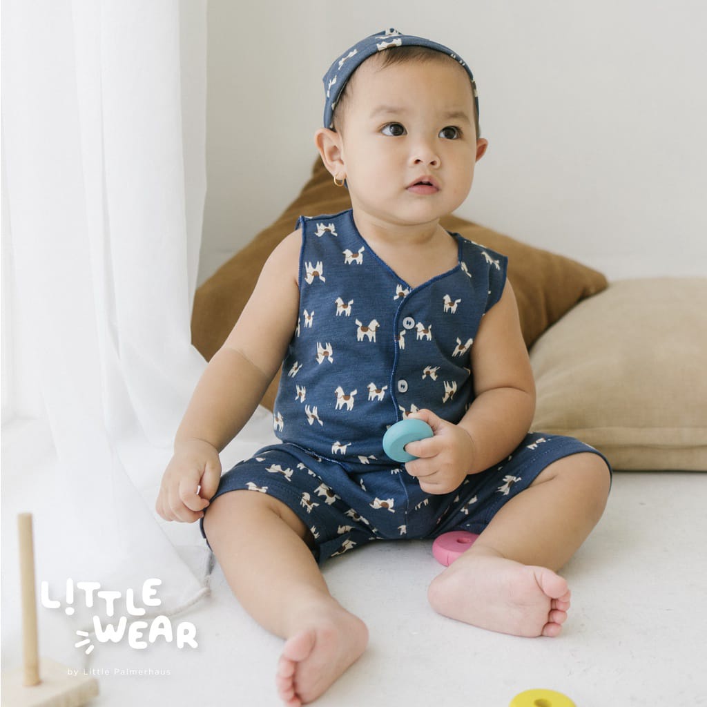 Little Palmerhaus - Little Wear Baby Sleeveless - Setelan Kutung Animal Seri