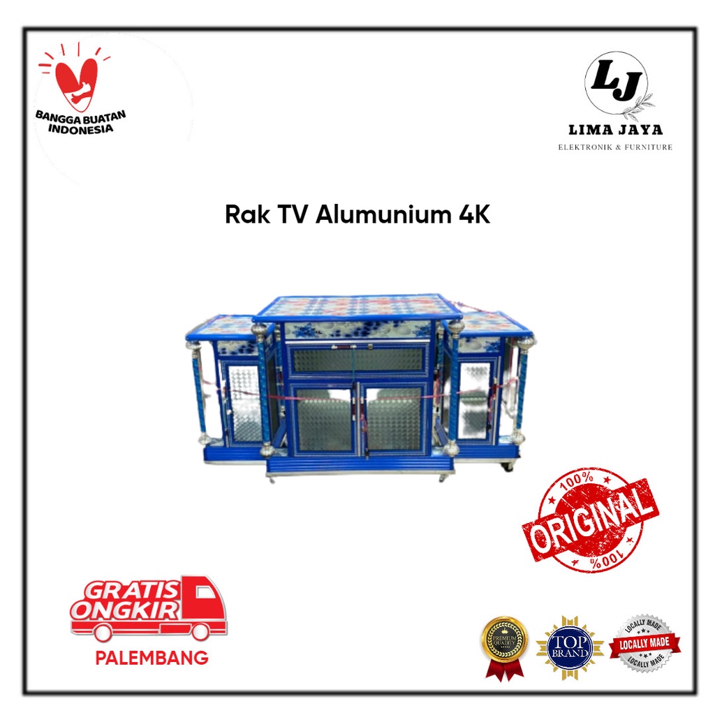 Rak TV Alumunium 4K Meja TV Alumunium