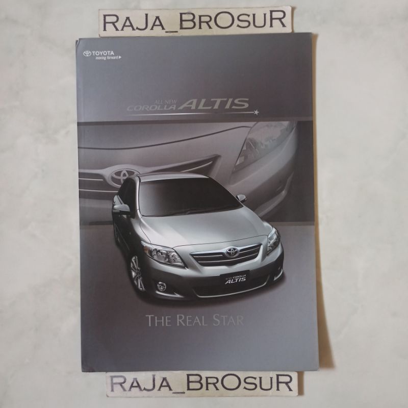 Poster brosur katalog leaflet Toyota All New Corolla Altis 2008