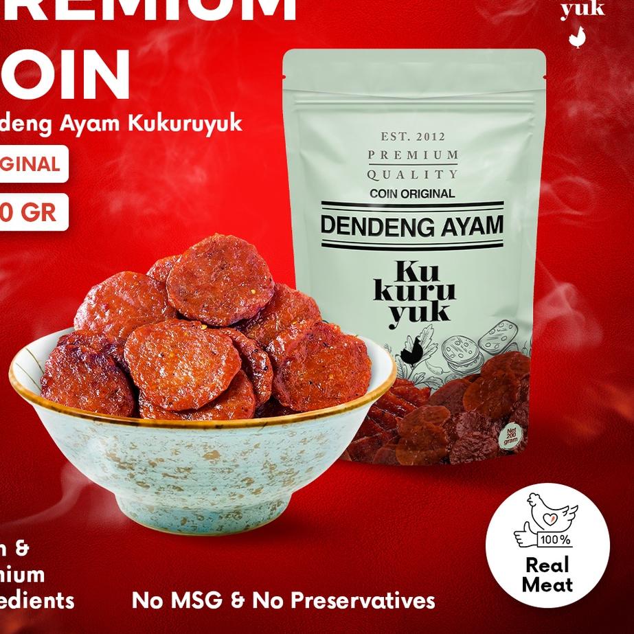 

♨ [PREMIUM COIN] Dendeng Ayam Kukuruyuk Makanan Siap Saji - 200 Gram ♣